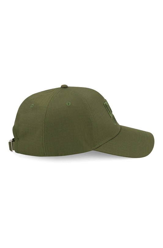 COLE EMBROIDERED PEAK-CAP - FATIGUE