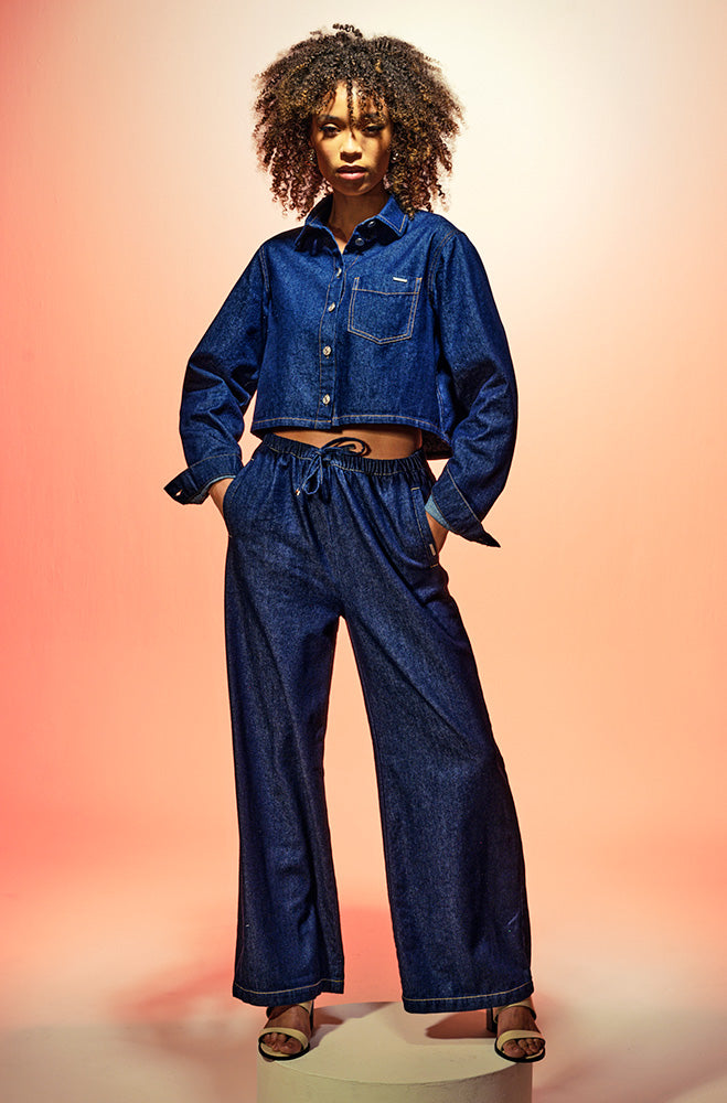 Ladies | Taryn Denim Top Clothing Tops