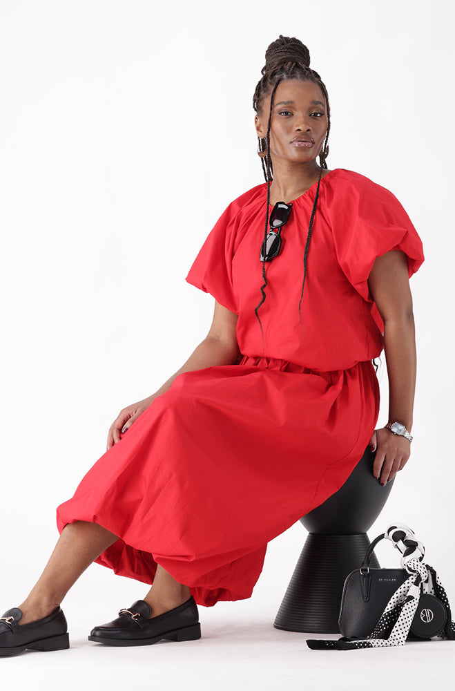 LAYLA BUBBLE HEM SKIRT
