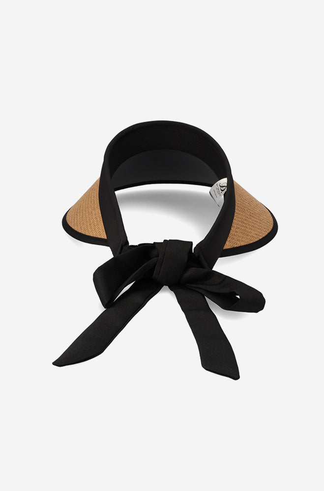 Accessories | Nadine Straw and Nylon Visor _ 155437 Natural Hats