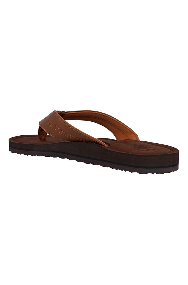 Burnished wide slop sandal