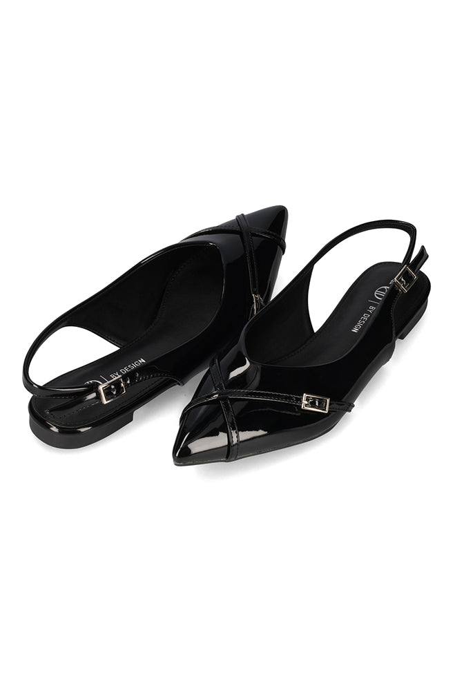 Kelsey pointed detail slingback flat