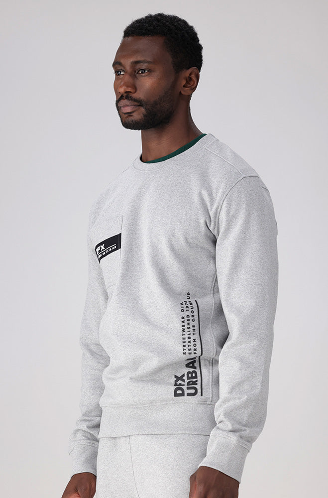 Mens | Saganashkee Crew Sweat _ 155970 Grey Mel Sweaters