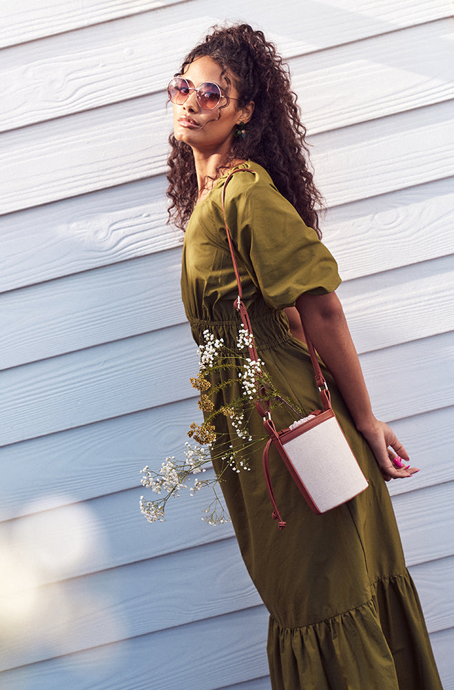 OLEA PUFF SLEEVE DRESS
