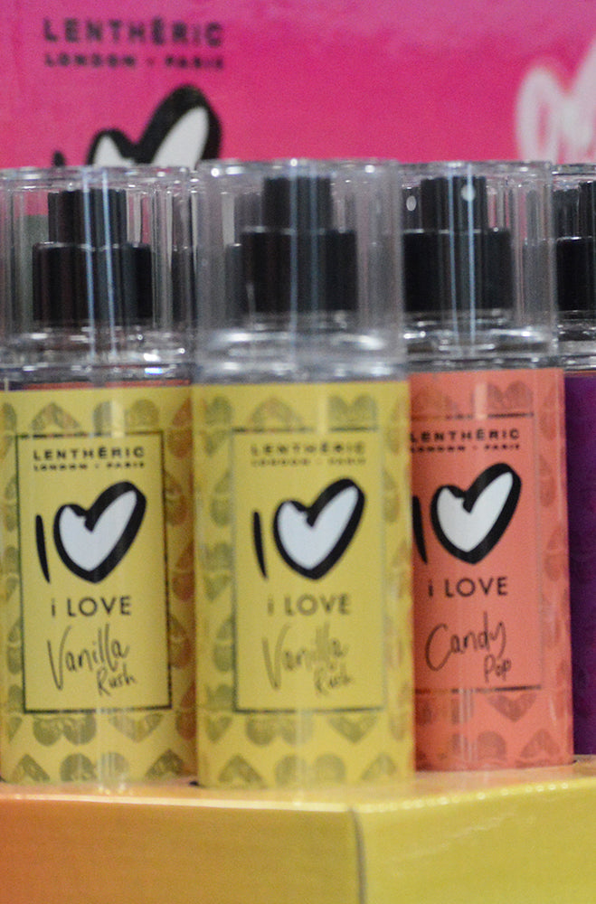 LENTHERIC I LOVE VANILLA RUSH BODY & HAIR FRAGRANCE MIST 100ML