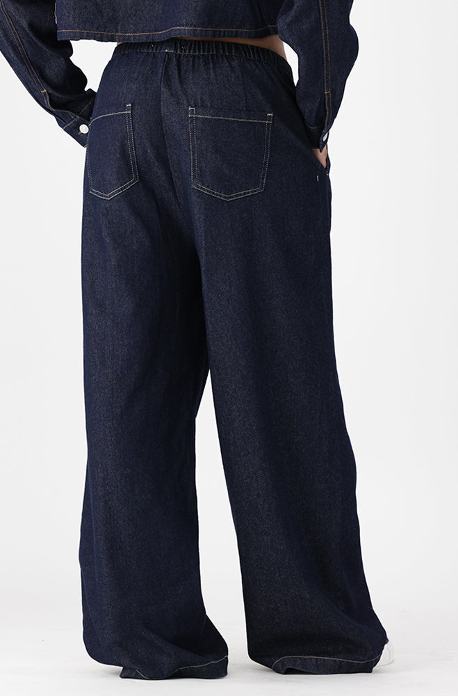 REESE DENIM WIDE LEG PANTS