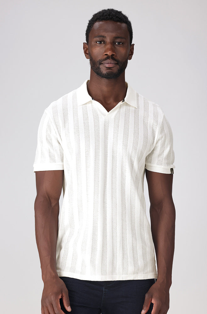 Mens | Hartman Johnny Collar Tee _ 159305 off White Golf Tees