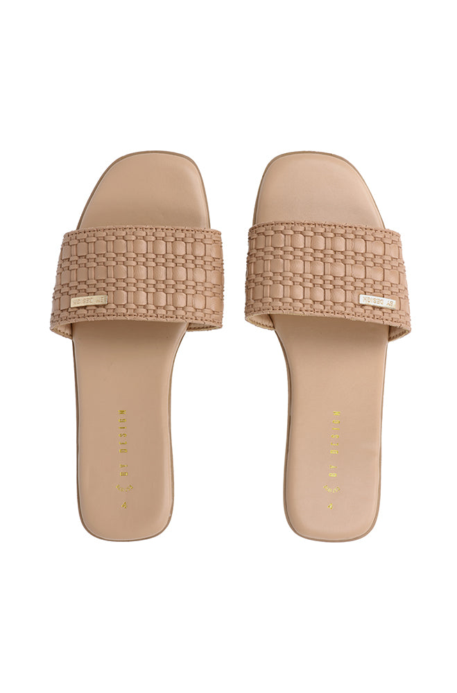 Footwear | Jaqi Embossed Pu Upper Sandal _ 161468 Nude Sandals