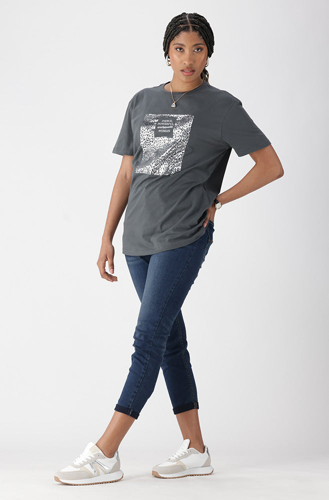 Ladies | Jade Graphic Boyfriend Tee T-shirts