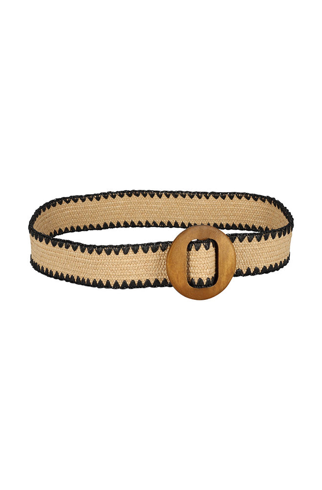 RAFIA ELASTICATED BELT