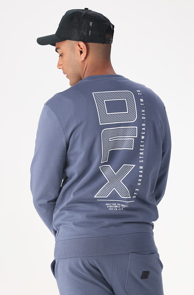 Mens | Harter Crew Sweat _ 155983 Blue Sweatshirts