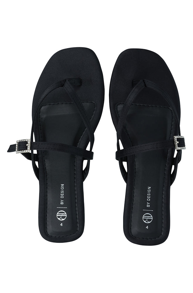 Ivy Satin toe post sandal