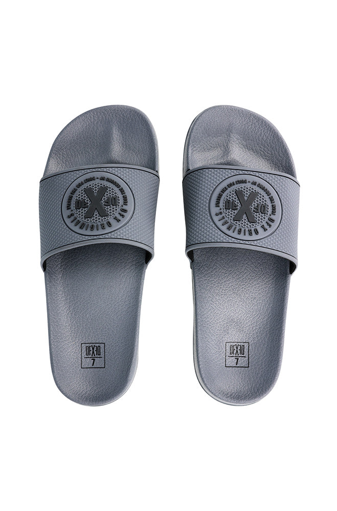 Footwear | Dfxd Self Embossed Slide _ 161198 Charcoal Sandals