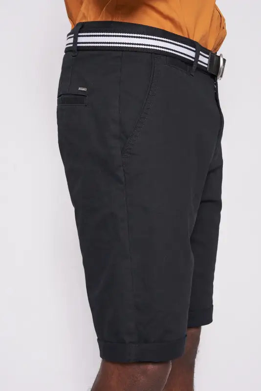 Dunns Clothing | Mens | Cardiff Chino Short _ 114870 Black