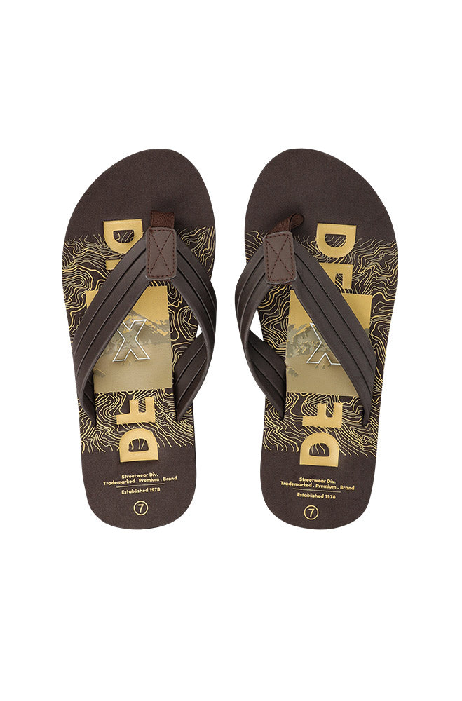 Muzo printed flip flop