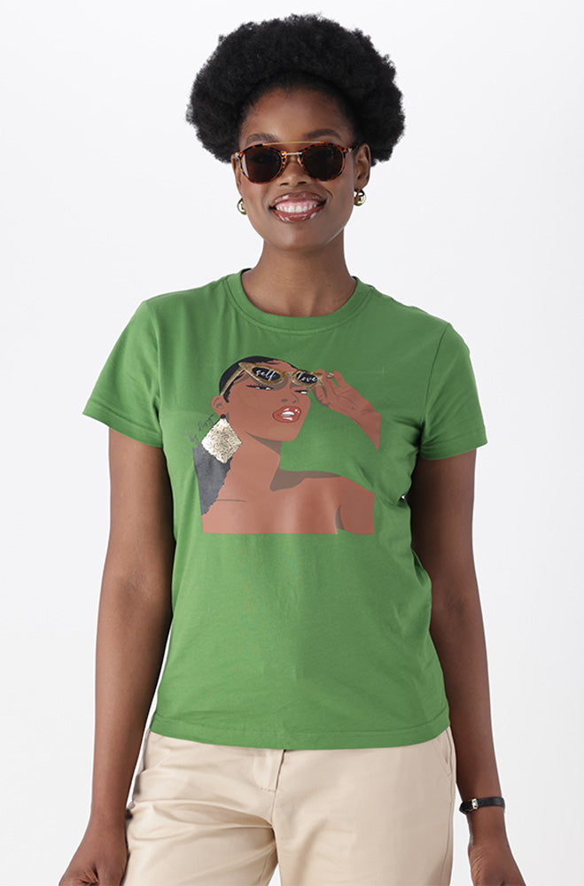 Ladies | Zola Regular Fitted Graphic Tee T-shirts