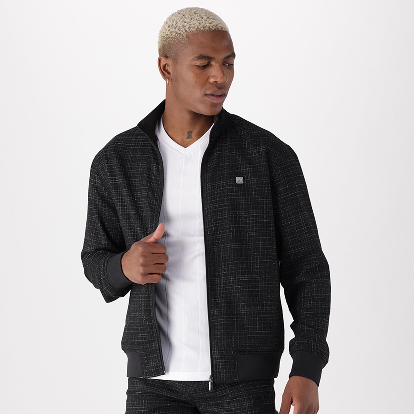 Dunns Clothing Fairlane Jacket _ 141018 _ Black R499