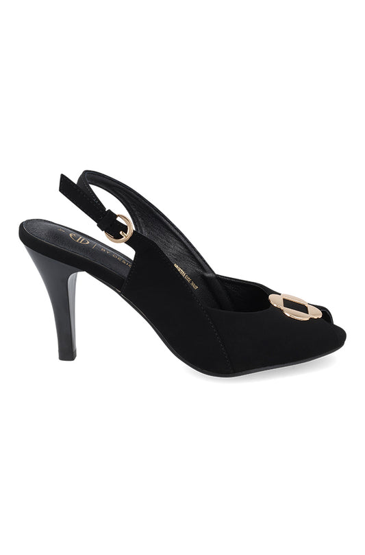 Alina Lami gold detailed sandal heel