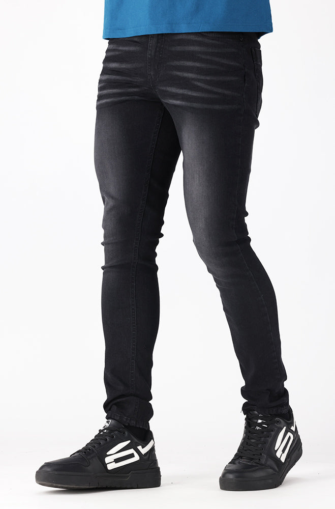 Mens | Amigos Super Skinny Denim _ 157149 Black Wash
