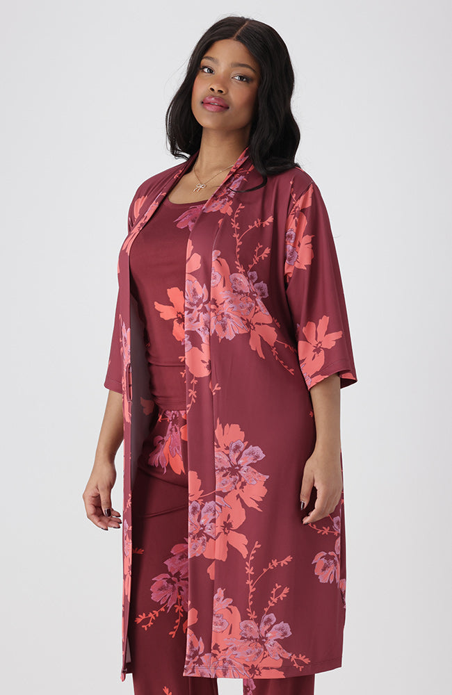 Ruby All Over Printed Wrap Gown _ 152908 _ Multi