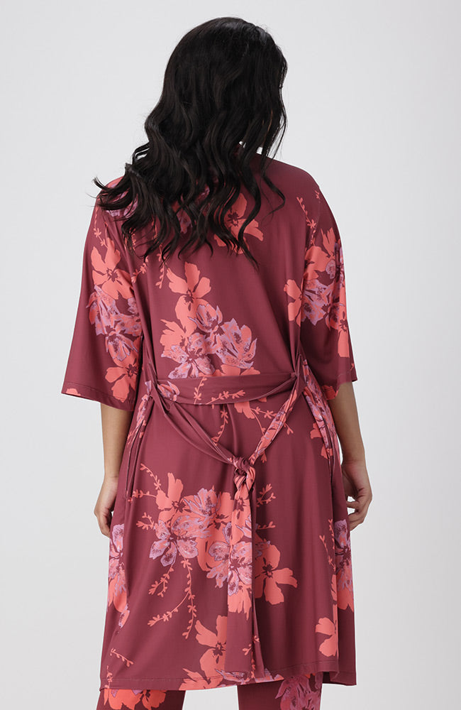 Ruby All Over Printed Wrap Gown _ 152908 _ Multi