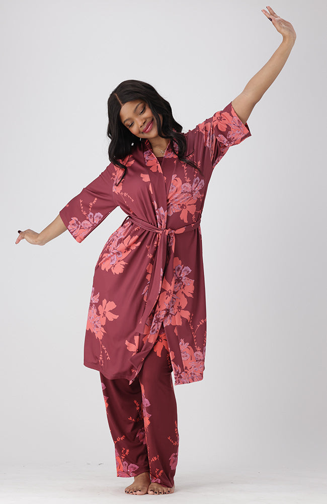 Ruby All Over Printed Wrap Gown _ 152908 _ Multi