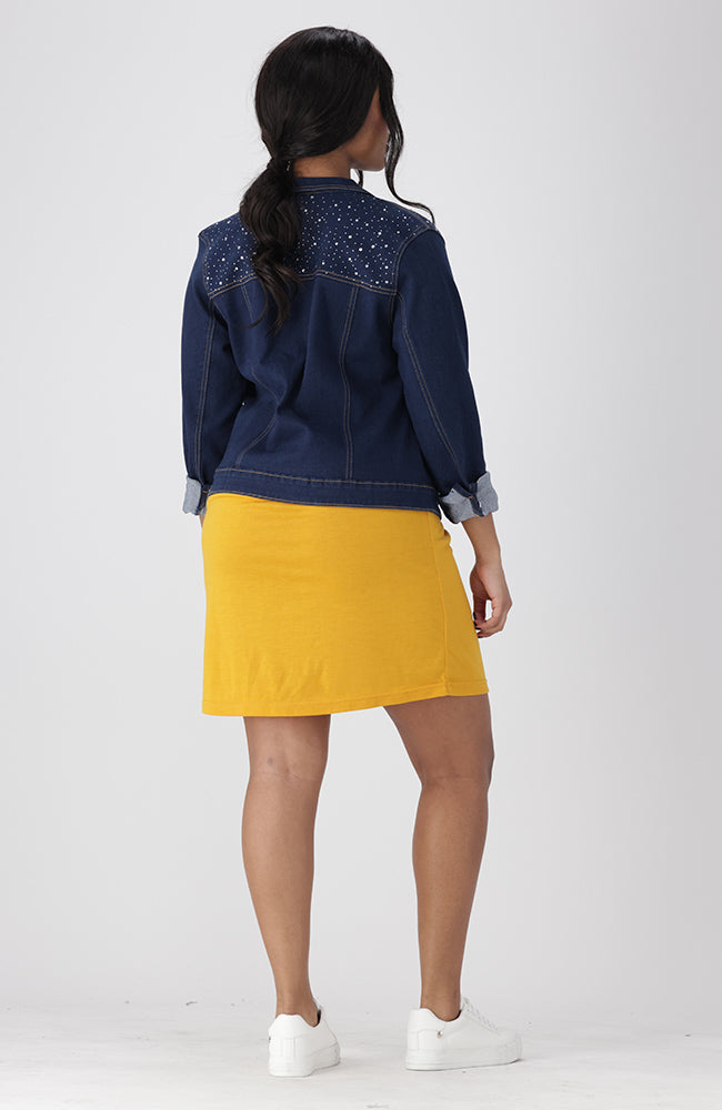 Arizona Sparkle  Denim Jacket _ 153064 _ Mid Wash