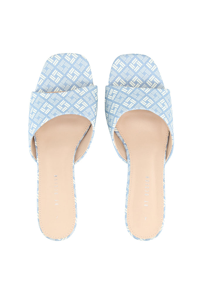 Melana Heel Mule _ 153307 _ Blue
