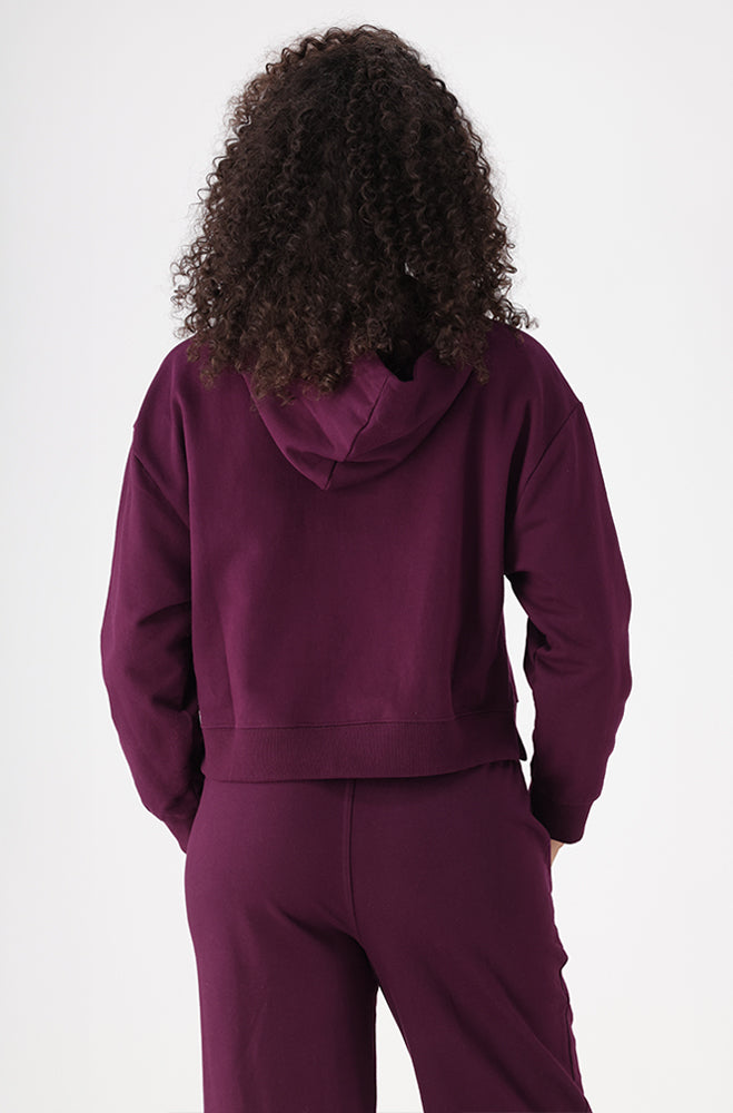 ALAYA SIDE SLIT HOODIE