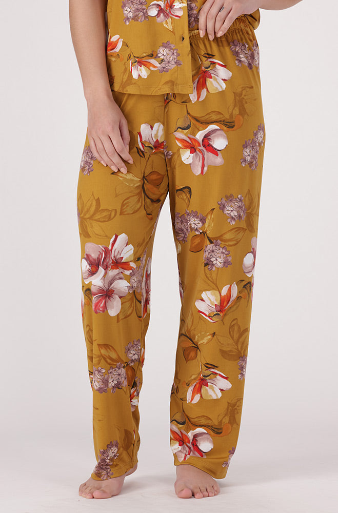 Taylor 2 Pc Printed B/T Top/Pants _ 154109 _ Gold