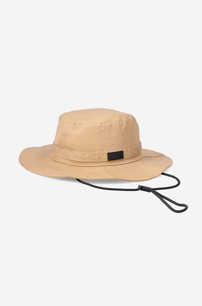 Jack Denim Utility Tie Bucket Hat _ 154884 _ Stone