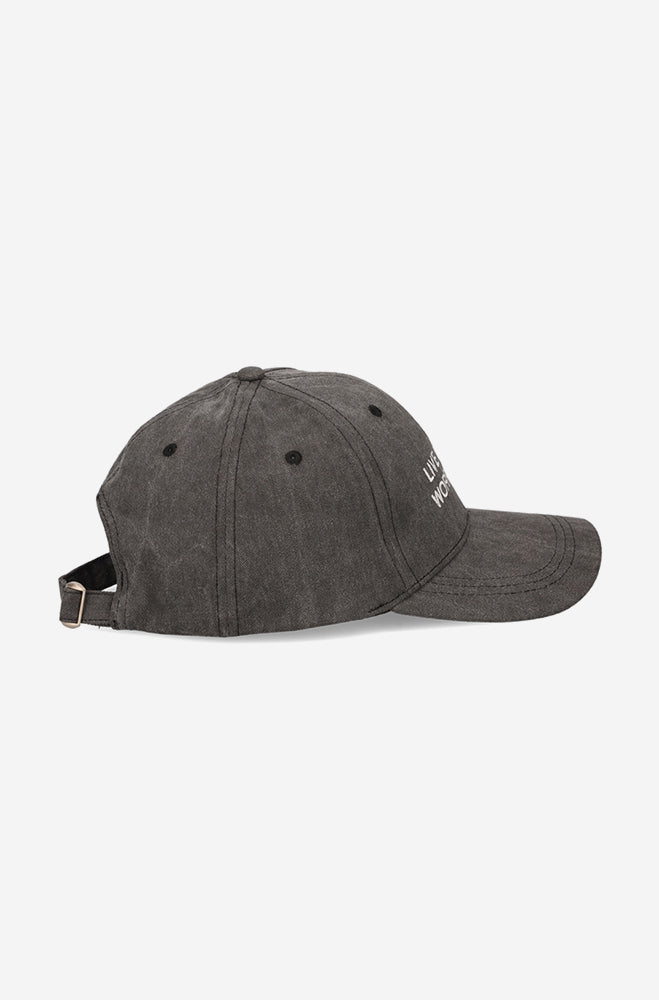 Cameron Embroided Denim Cap _ 154968 _ Black