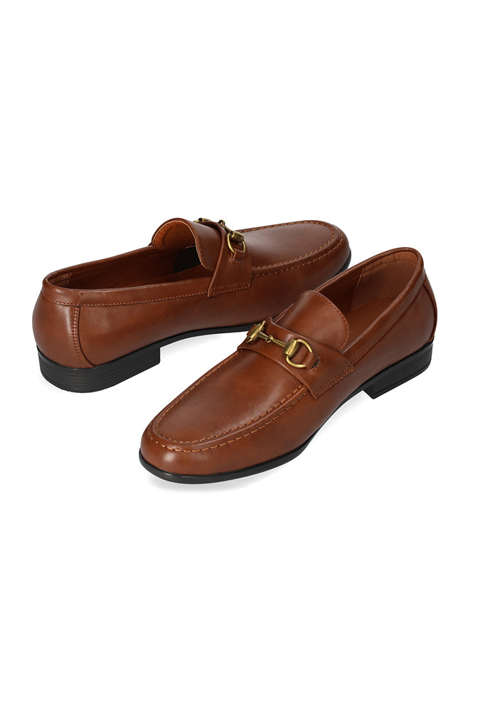 Freddie Loafer With Antique Trim _ 155393 _ Tan