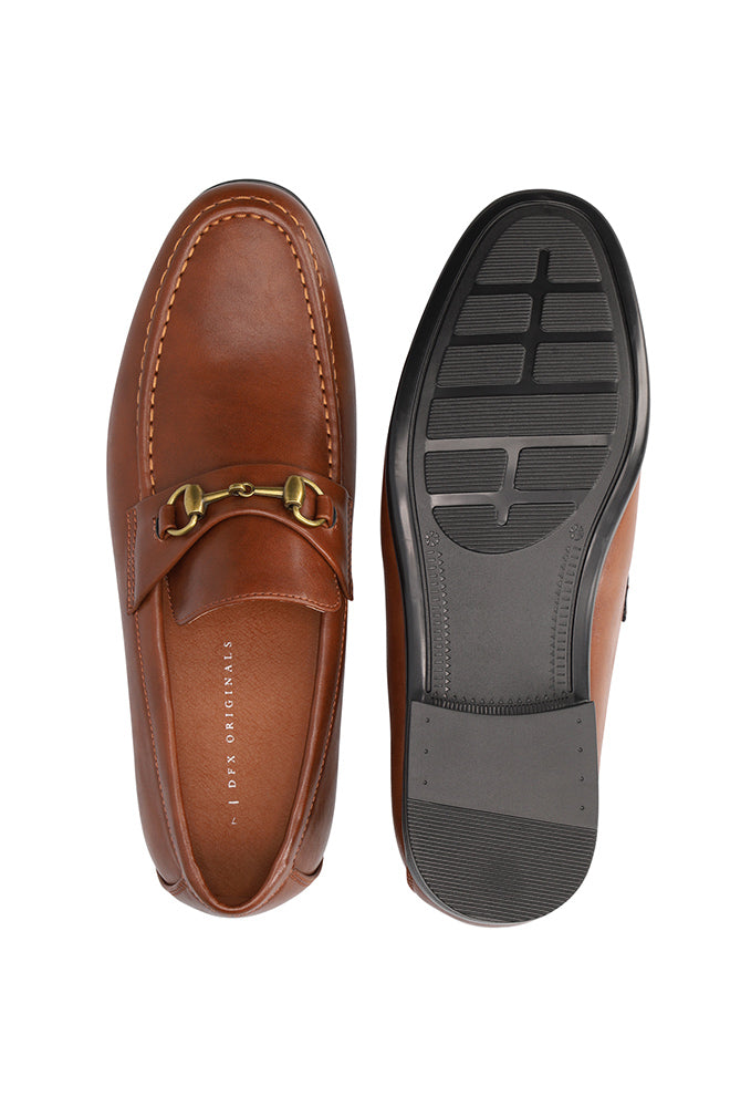 Freddie Loafer With Antique Trim _ 155393 _ Tan