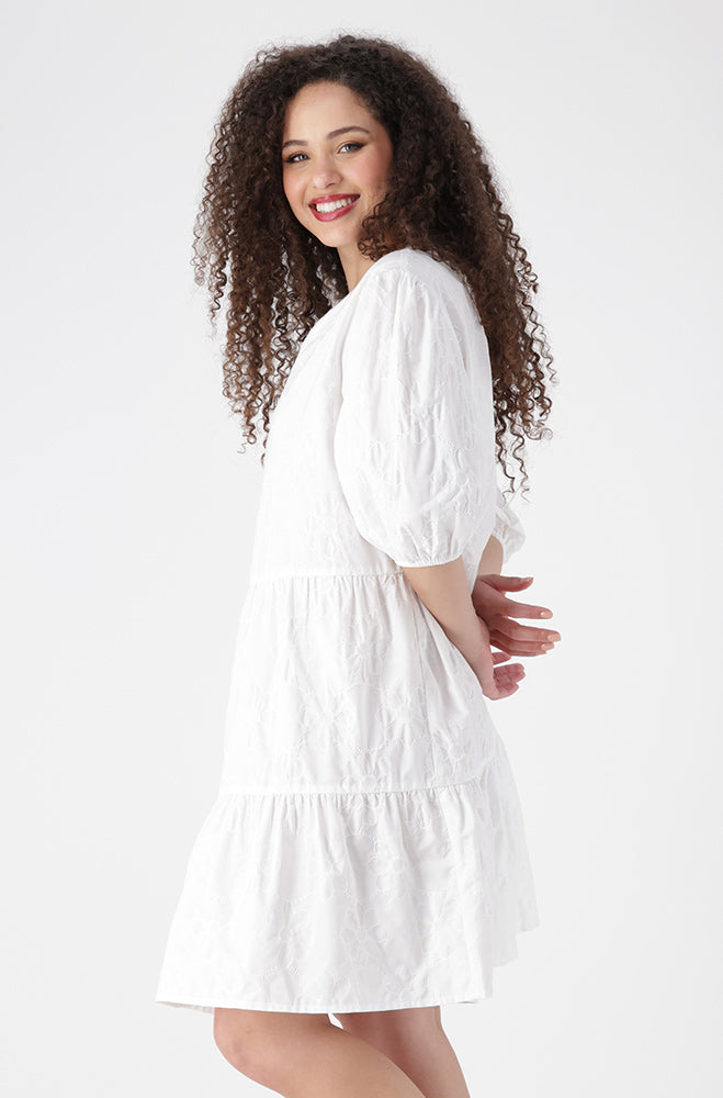 Angela Anglaise Dress _ 155425 _ White