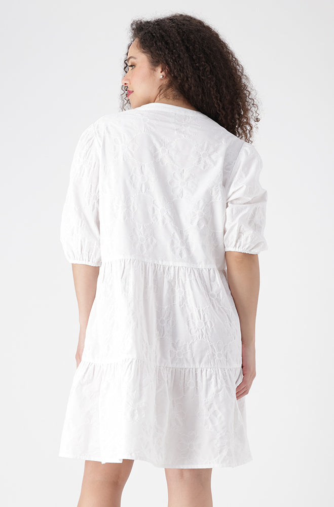 Angela Anglaise Dress _ 155425 _ White