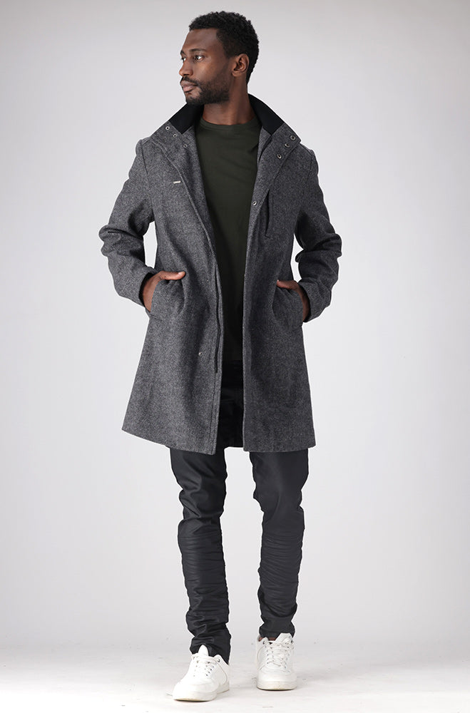 Terrace  Coat _ 155542 _ Grey Mel