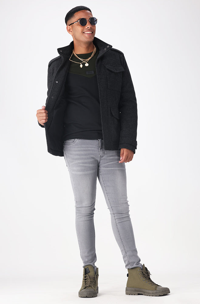 Blackhawk Jacket _ 155582 _ Grey Mel
