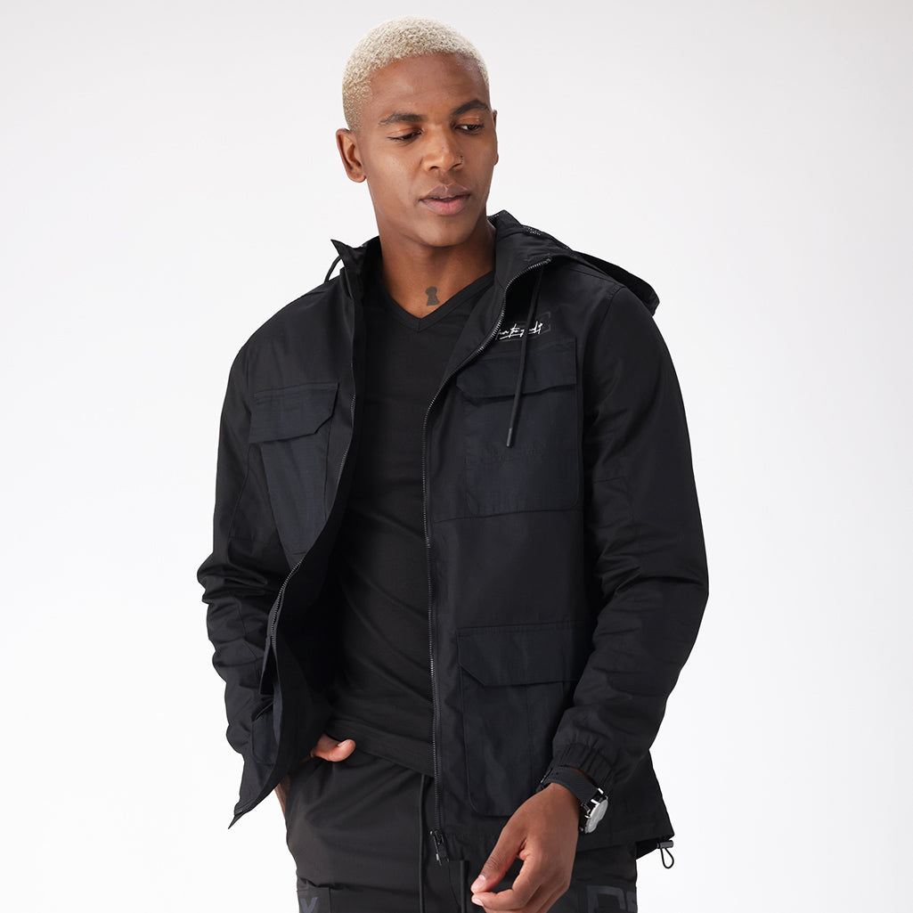 Dunns Clothing | Utility Jack _ 155586 _ Black | R499 - Save 15%