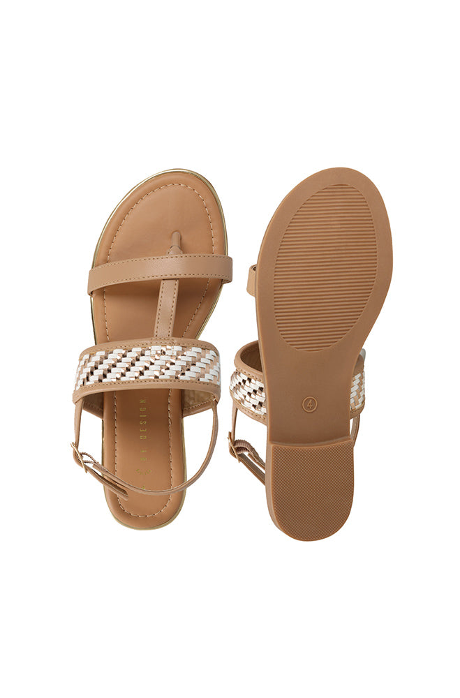 Dee Sling Back Sandal _ 155659 _ Tan
