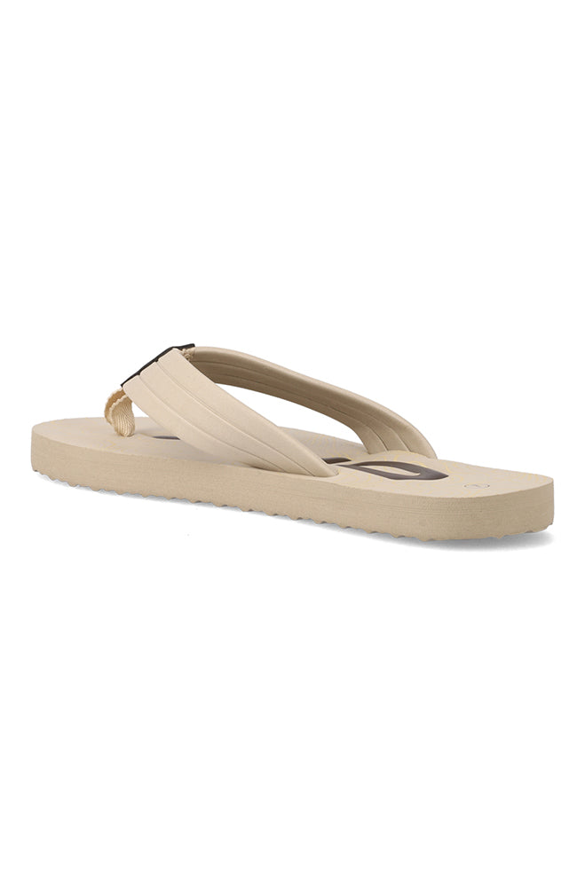 Jamie Two Tone Wide Thong Flip Flop _ 155669 _ Stone
