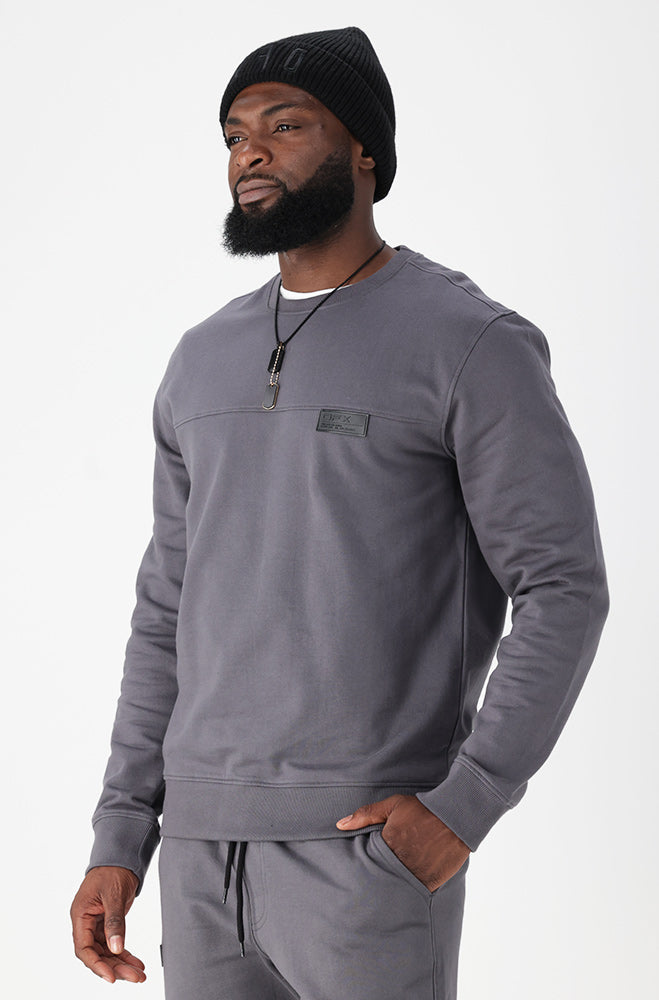 Breckenridge Crew Sweat _ 155989 _ Charcoal