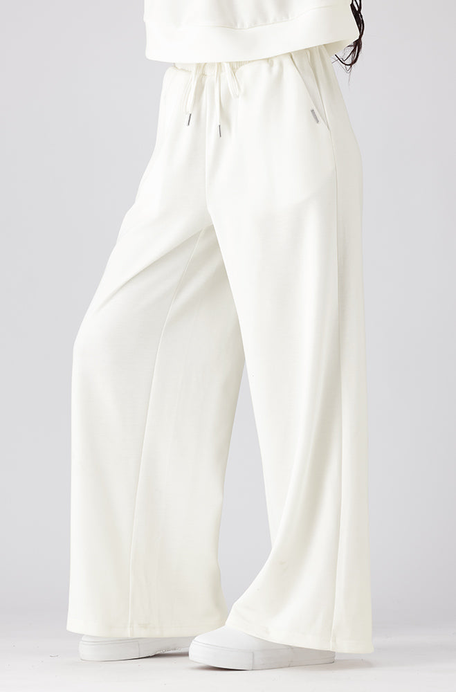 Melissa Soft Touch Scuba Wide Leg Pants _ 156118 _ Cream