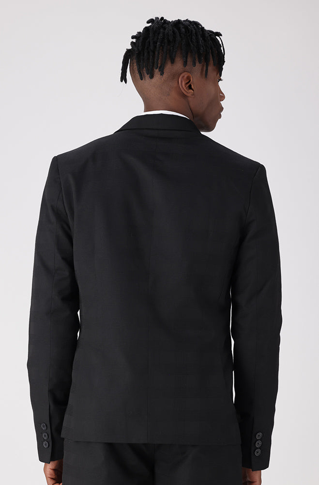 Satinwood Suit Jacket _ 156198 _ Black