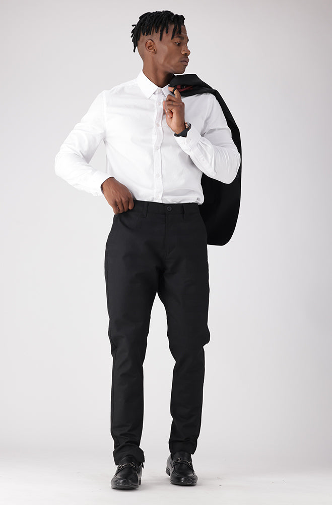 Satinwood Smart Pant _ 156203 _ Black