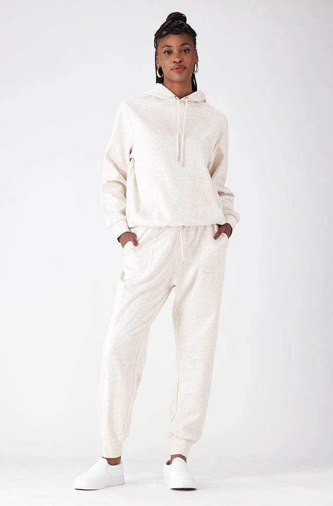 South Side Fleece Jogger _ 156267 _ Oatmeal