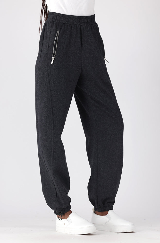 South Side Fleece Jogger _ 156273 _ Charcoal Mel
