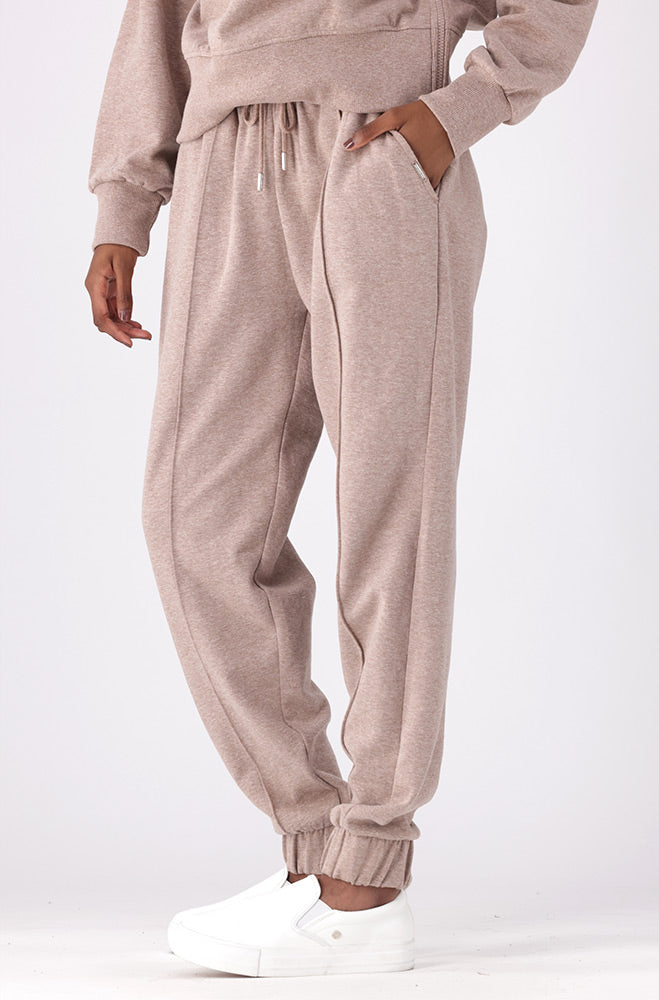 South Side Fleece Jogger _ 156283 _ Taupe