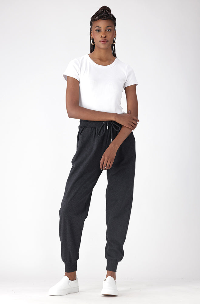 South Side Fleece Jogger _ 156286 _ Charcoal Mel
