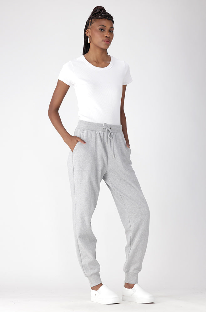 South Side Fleece Jogger _ 156288 _ Grey Mel